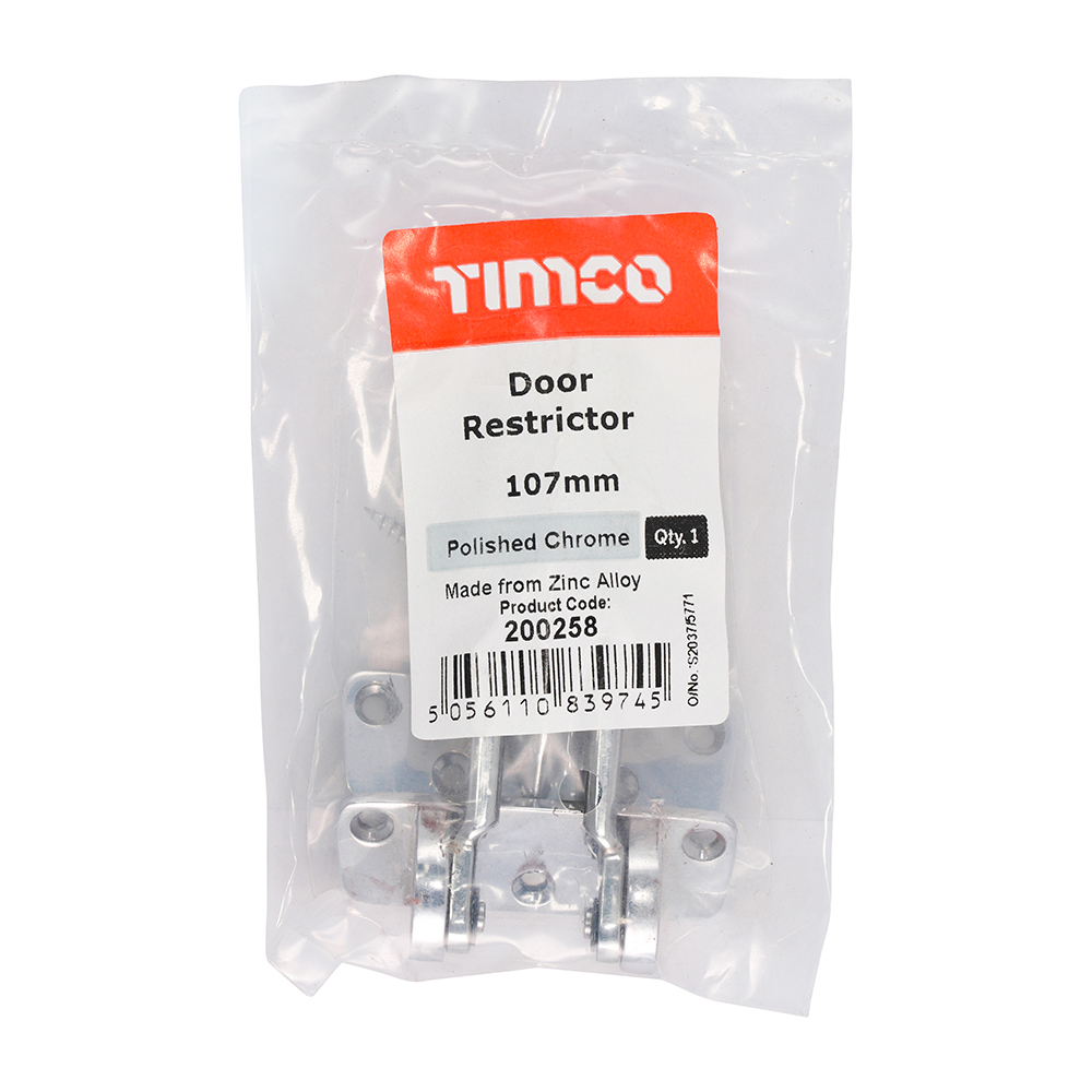 Door Restrictor Pol Chrome - Image 2