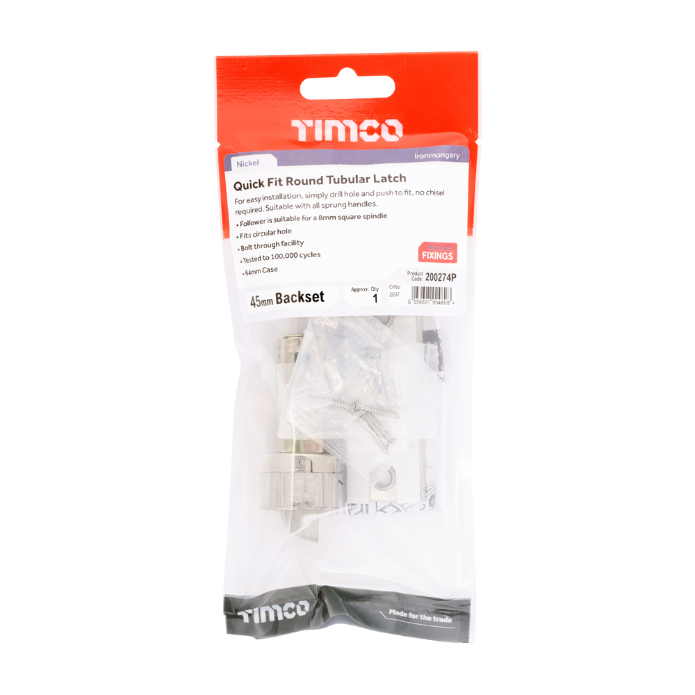 QuickFit Round Latch Nickel - Image 2