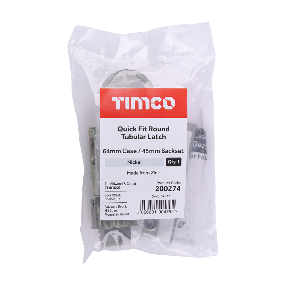 QuickFit Round Latch Nickel - Image 2