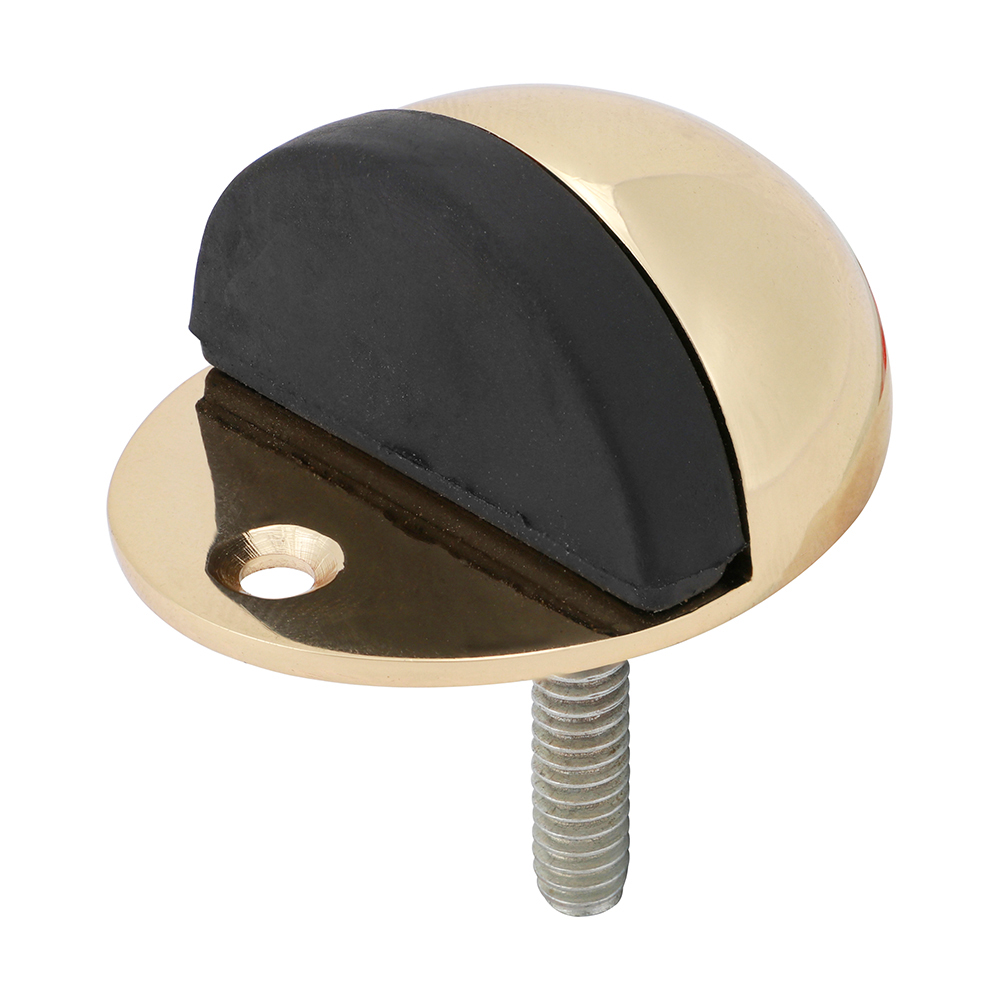 Oval Door Stop E. Brass