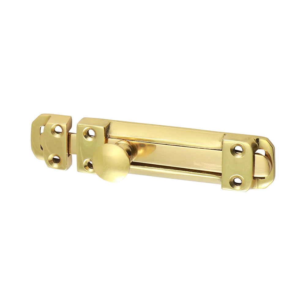 Flat Section Bolt Pol. Brass