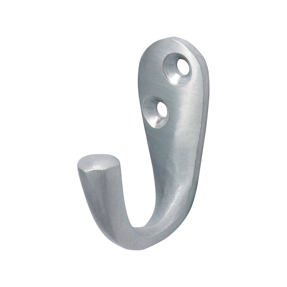 Single Robe Hook Sat. Chrome