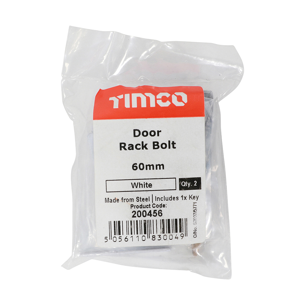 Door Rack Bolt White - Image 2