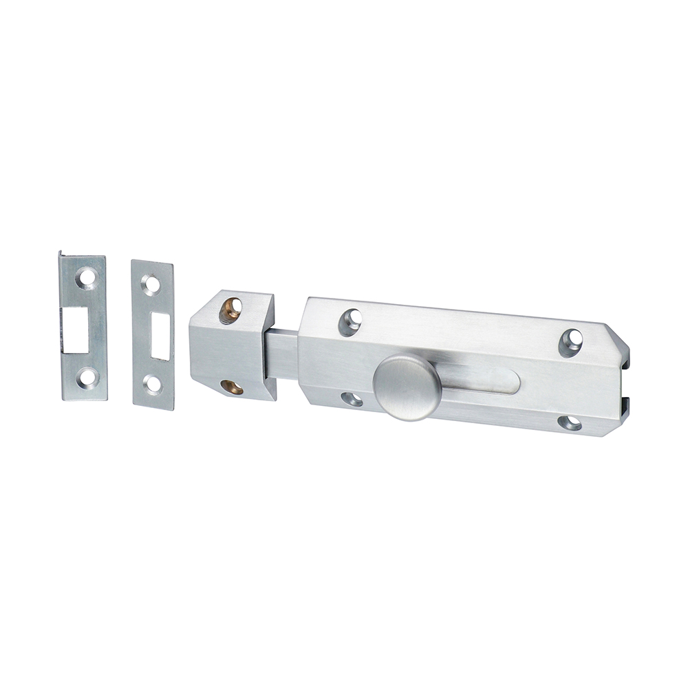 Arch Flat Sec Bolt Sat. Chrome