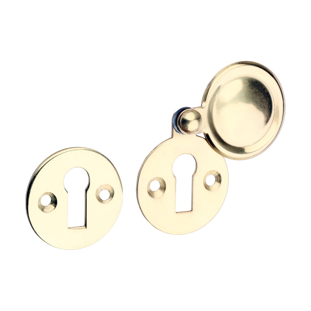 Traditional Escutcheon Pair PB