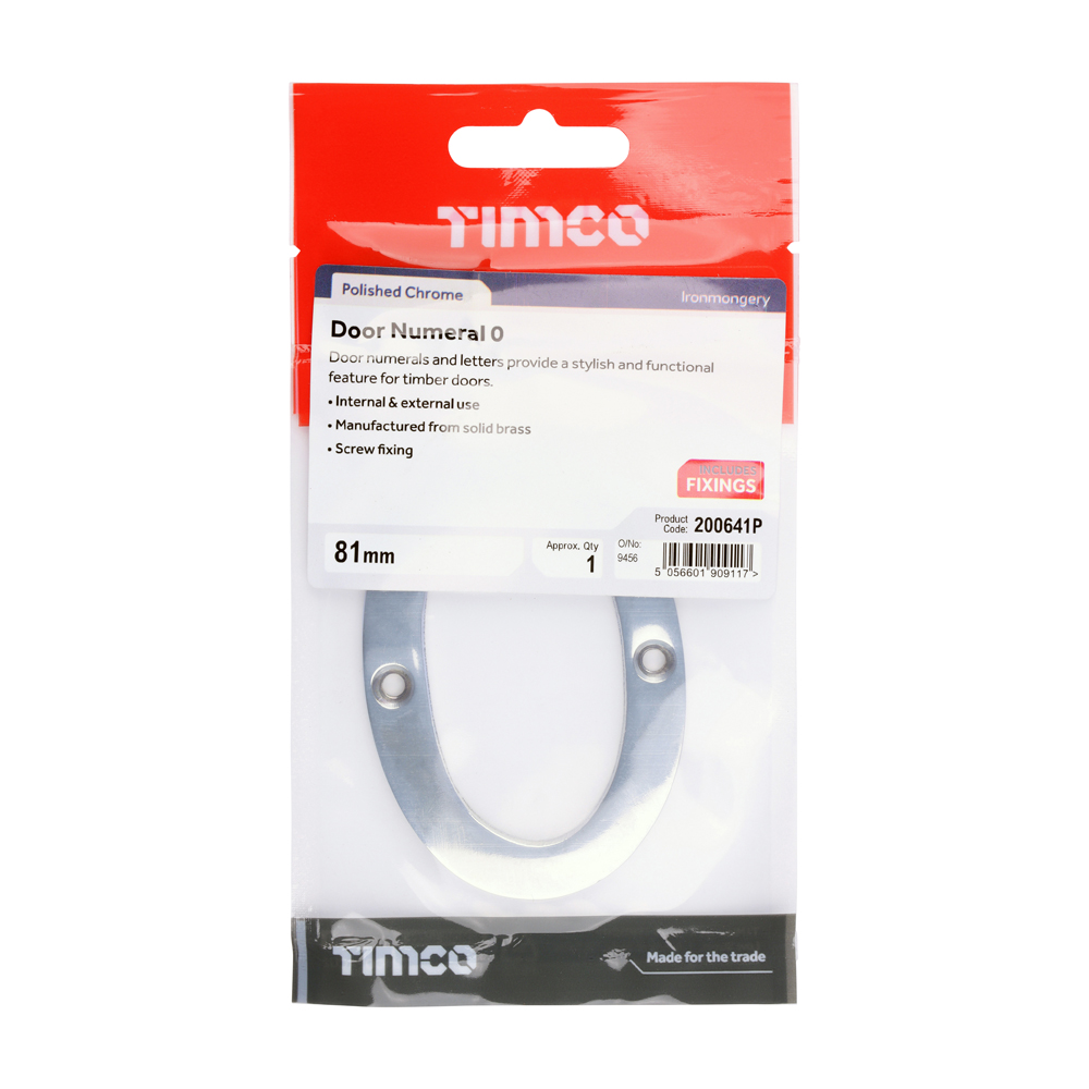 Door Numeral 0 PC - Image 2