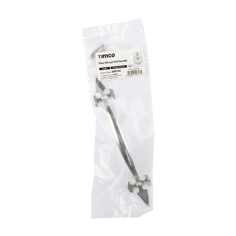 Fleur De Lys Pull Handle PC - Image 2