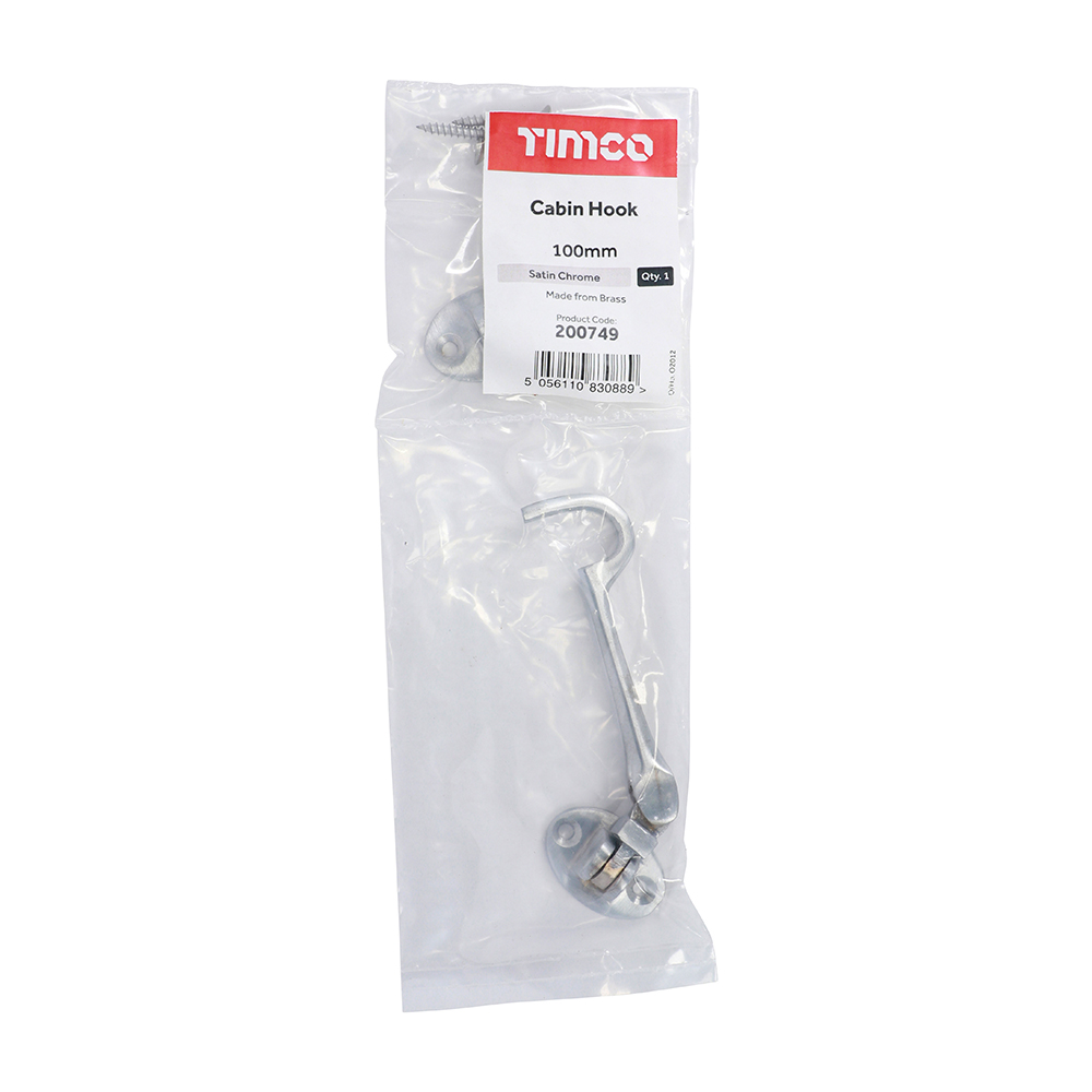 Cabin Hook Sat. Chrome - Image 2