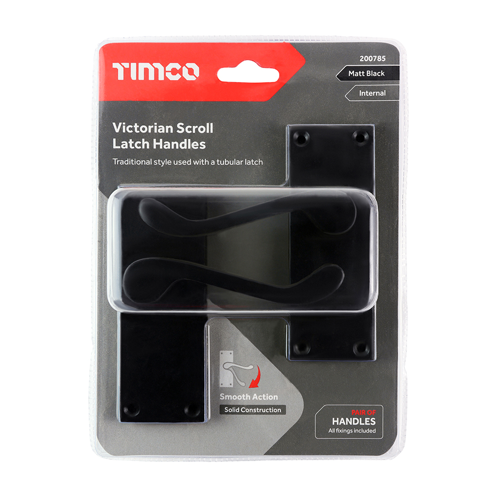 Vic Scroll Latch Handles MB - Image 2