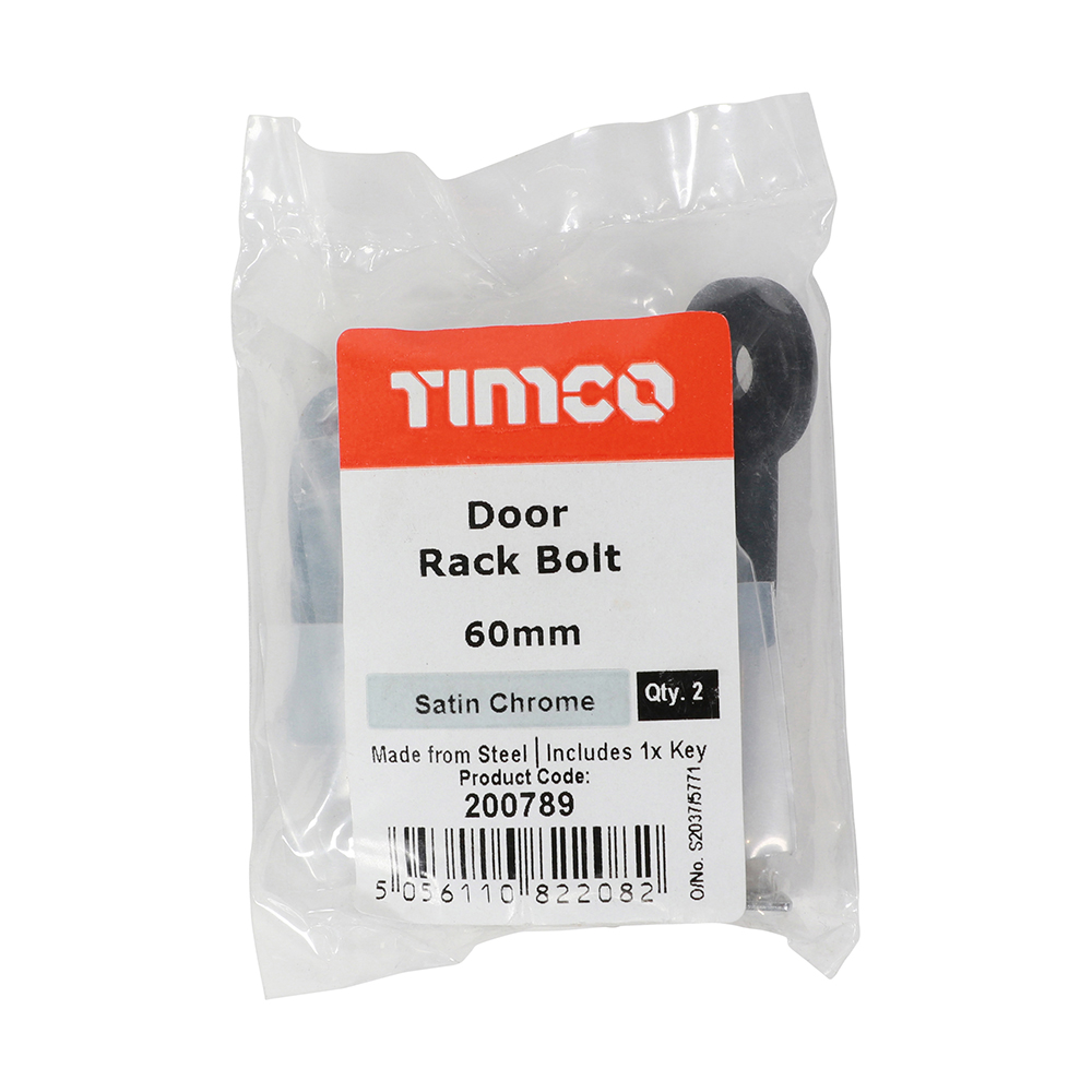 Door Rack Bolt Sat. Chrome - Image 2