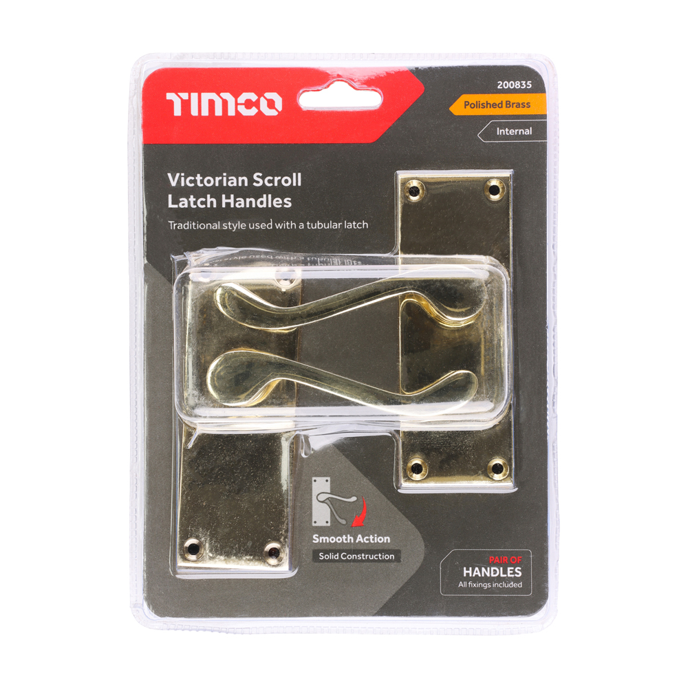 Vic Scroll Latch Handles EB - Image 2