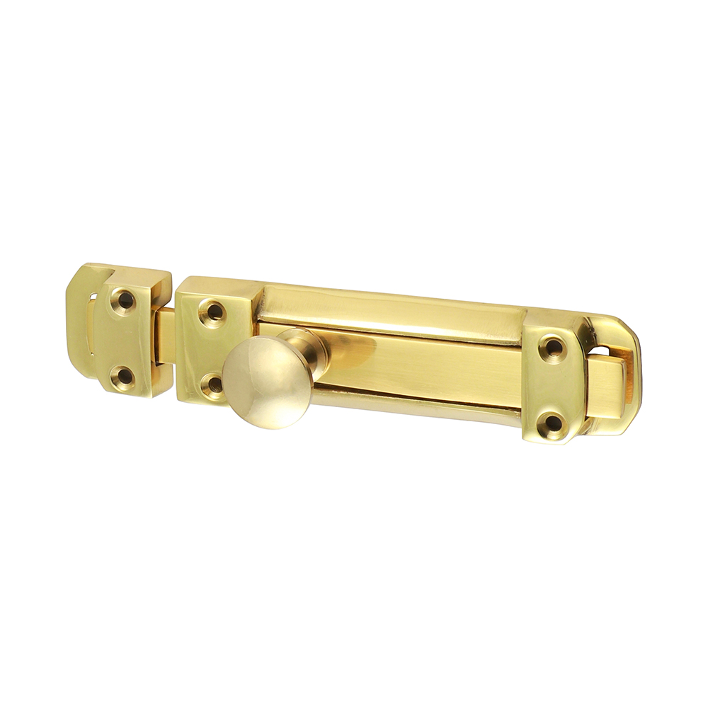 Flat Section Bolt Pol. Brass