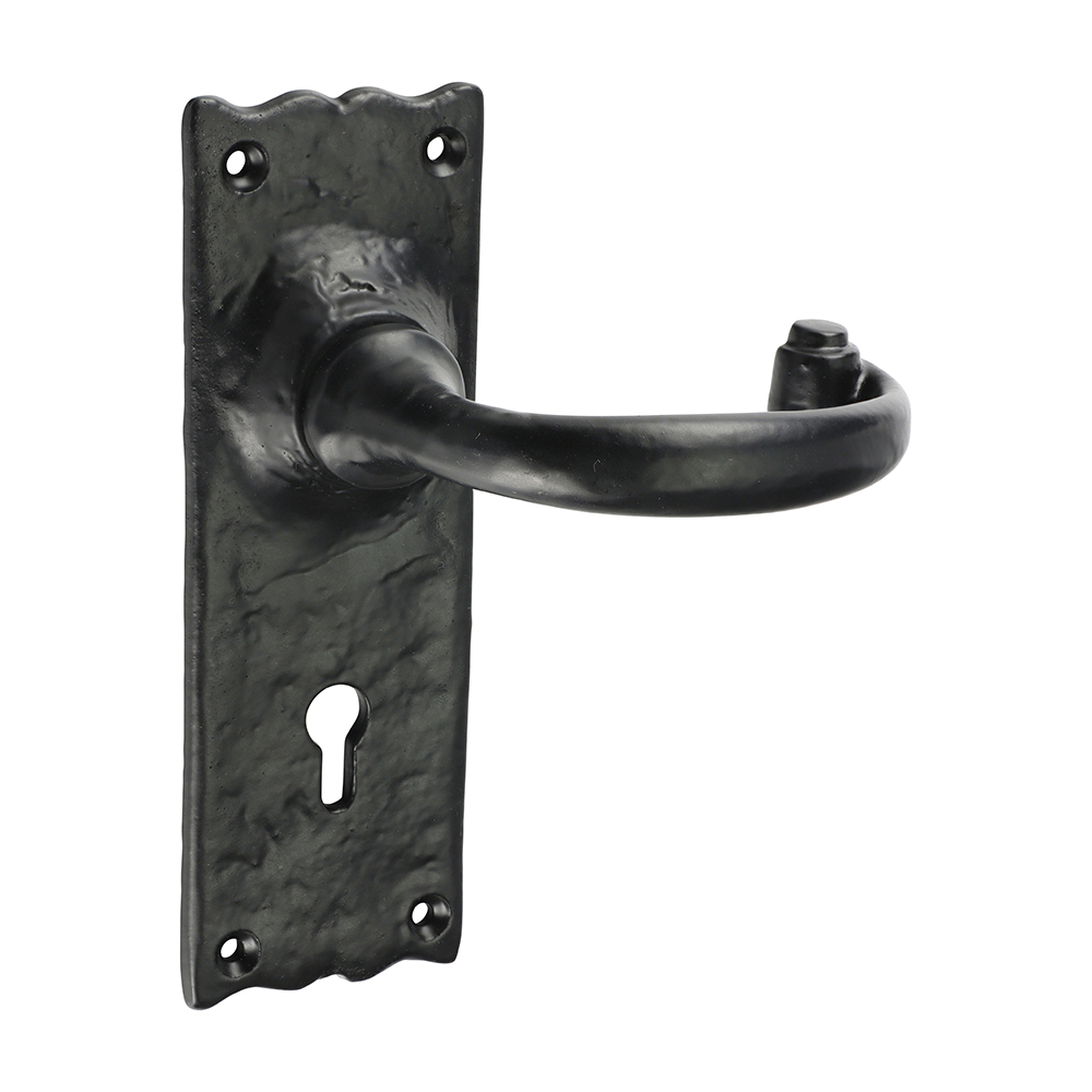Trad Lock Handle Ant BLK