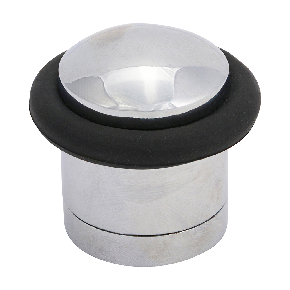 Cylinder Door Stop Pol. Chrome