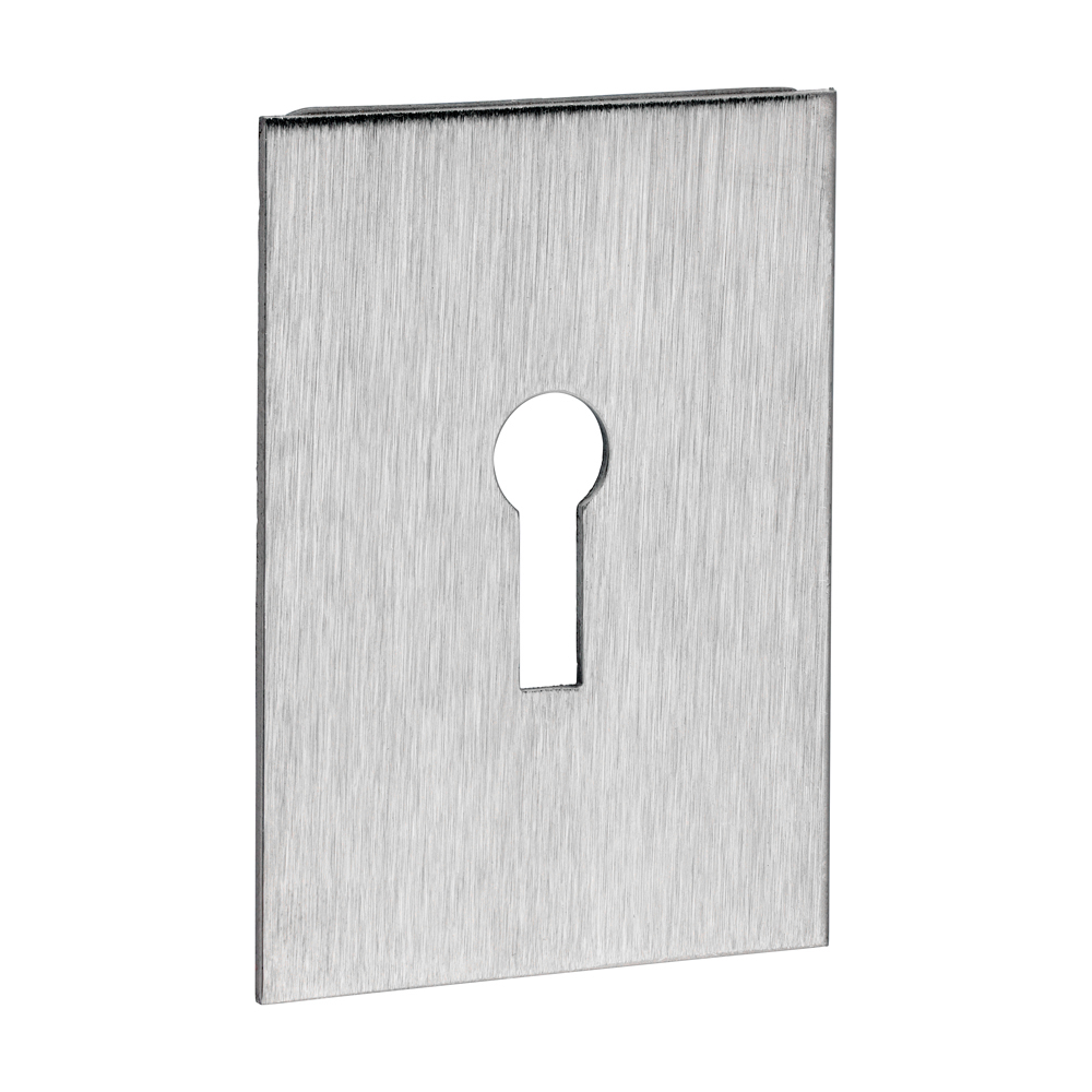 S/A Lock Escutcheon OBL Sat SS