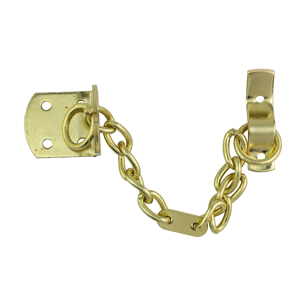 Security Door Chain E Brass