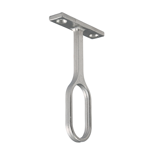 Oval Centre Bracket P/Chrome
