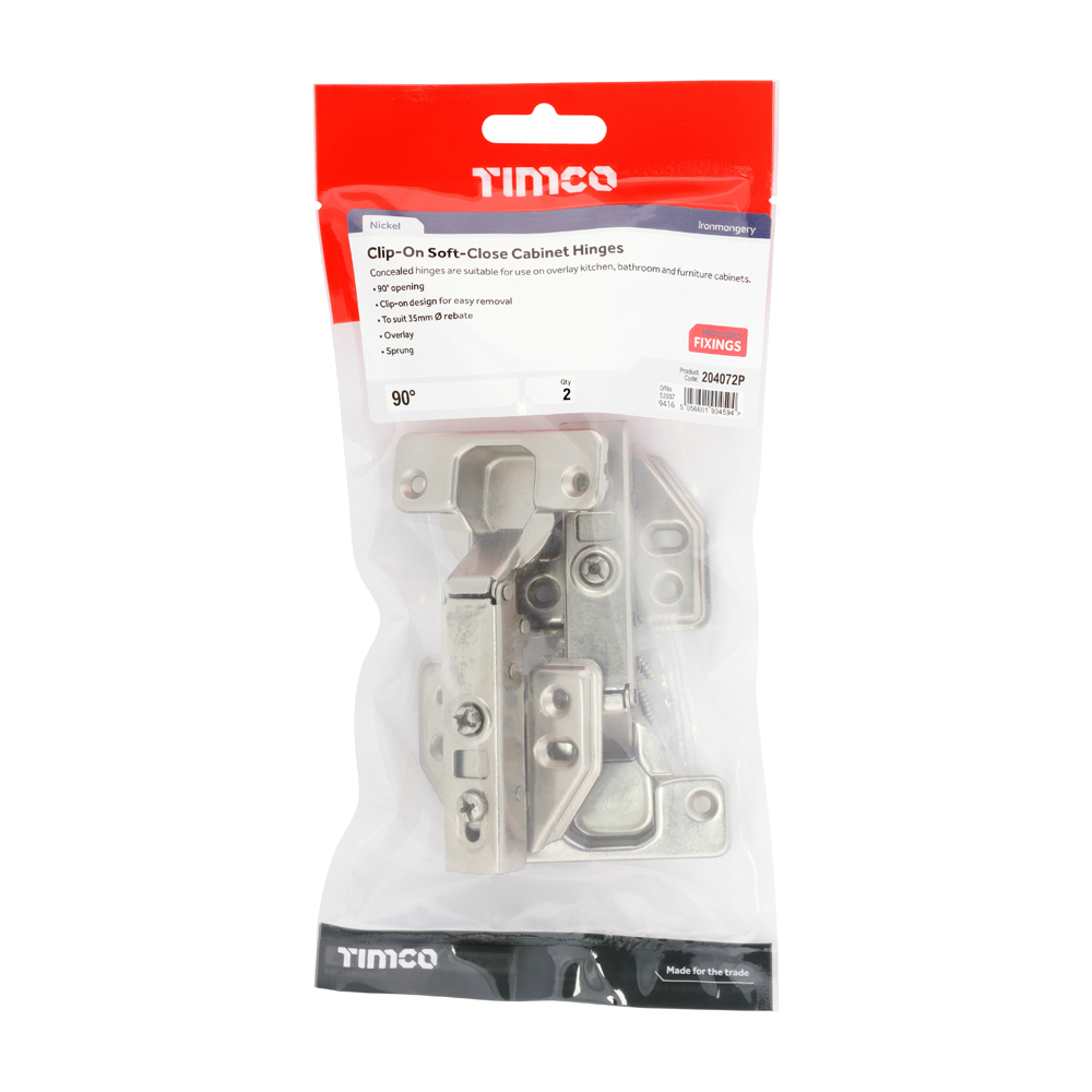 Clip-On Cabinet Hinges NKL - Image 2