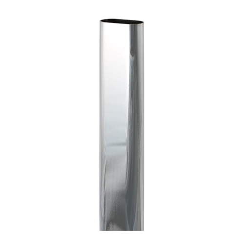 Oval Wardrobe Rail P/Chrome