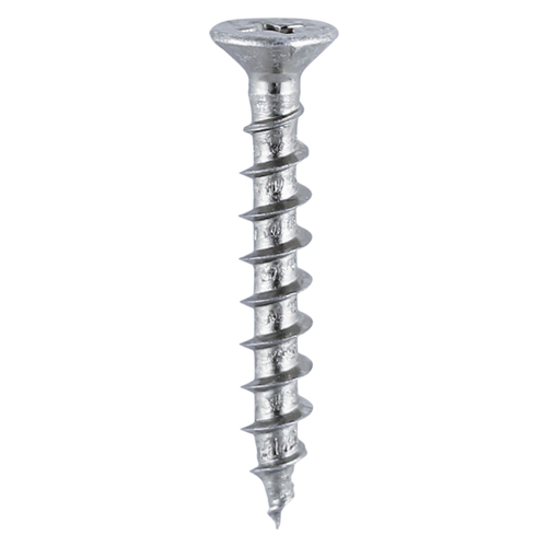 PVC Window Screw RIB CSK -BZP - Image 1