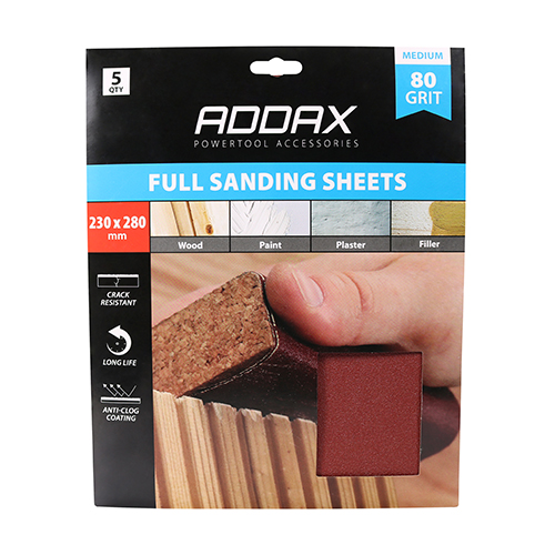 Full Sanding Sheets P80 - Image 2