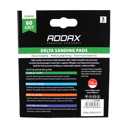 Delta Sanding Pads P60 - Image 3
