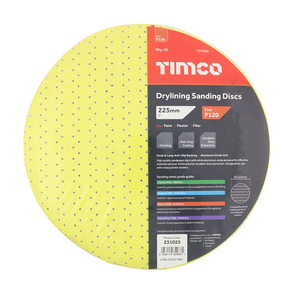 Drylining Sanding Discs P120 - Image 2