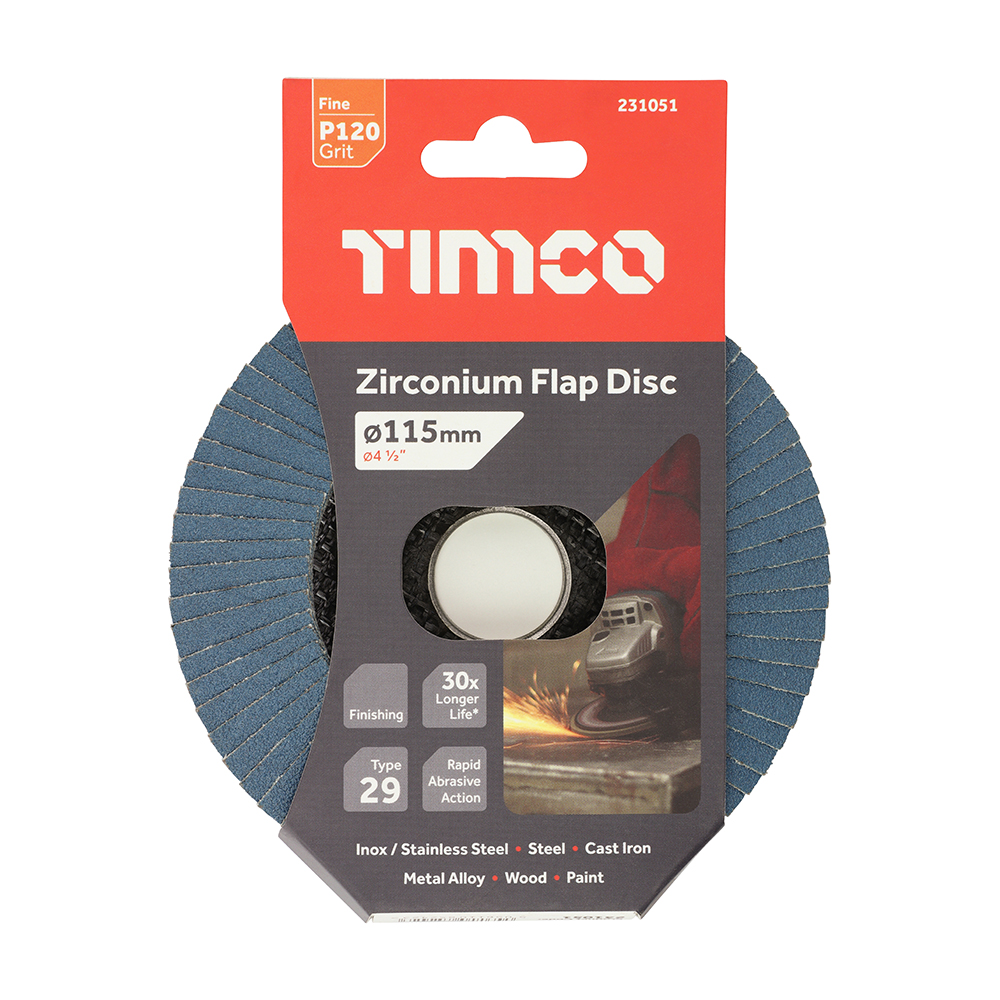 Flap Disc Zirconium P120 - Image 2