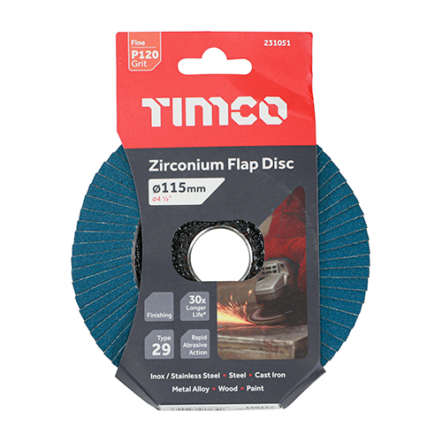 Flap Disc Zirconium P120 - Image 3