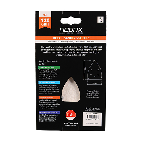 Detail Sanding Pads P120 - Image 3