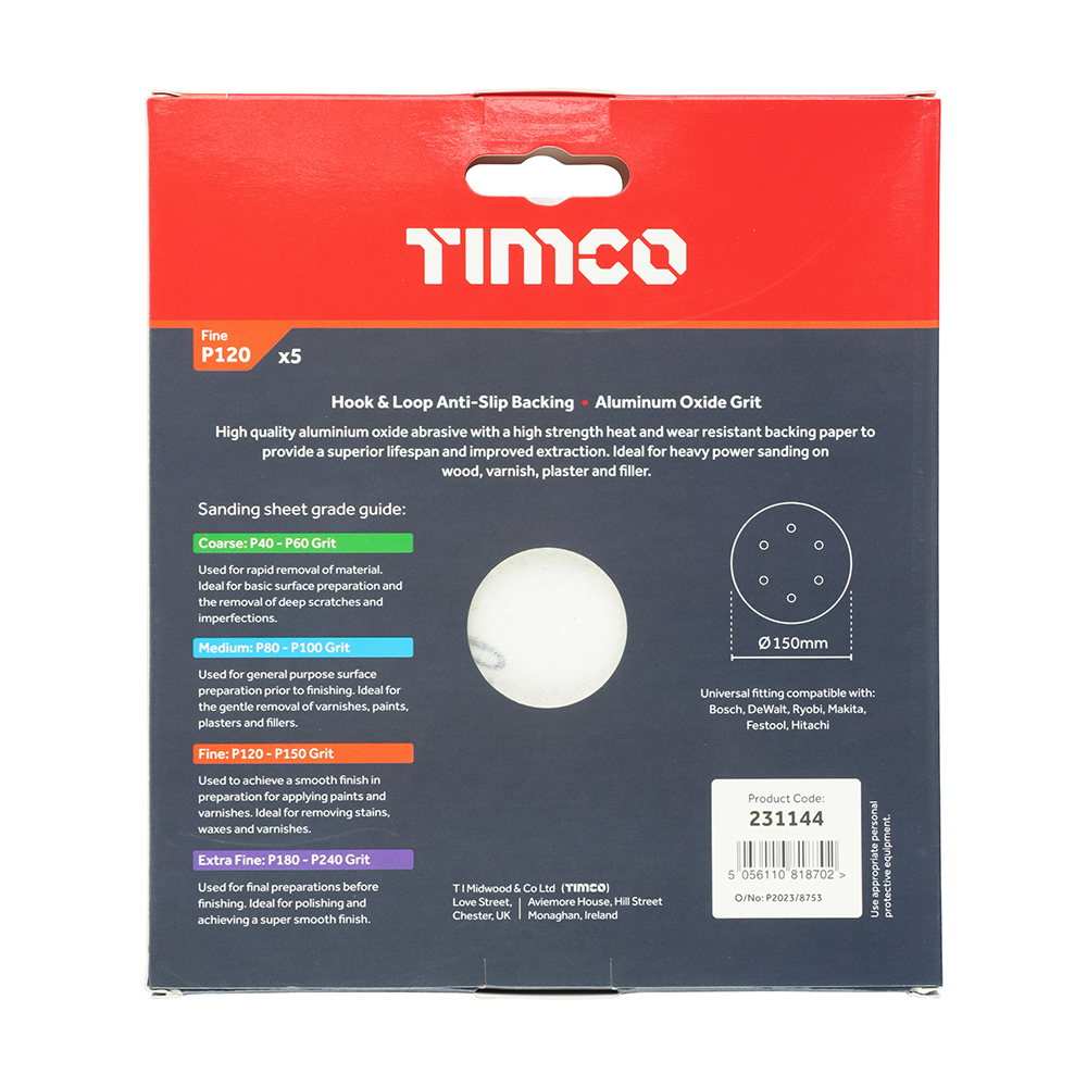 Orbital Sanding Discs P120 - Image 3