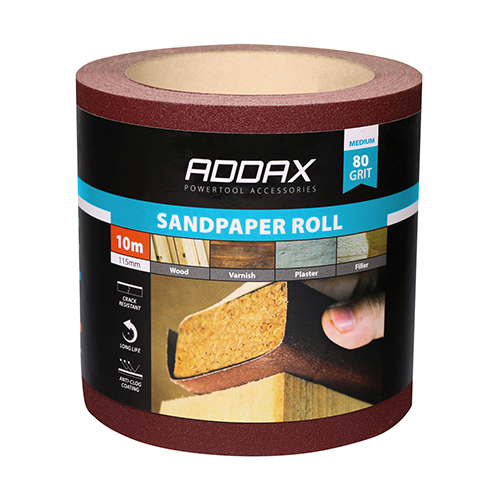 Sandpaper Roll Red P80 - Image 2