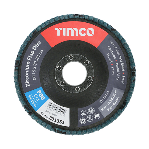 Flap Disc Zirconium P80