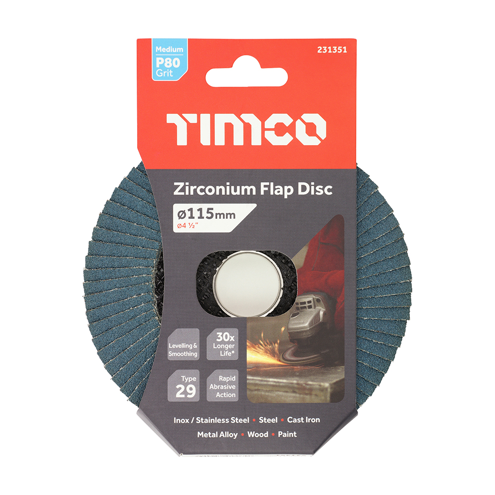 Flap Disc Zirconium P80 - Image 2