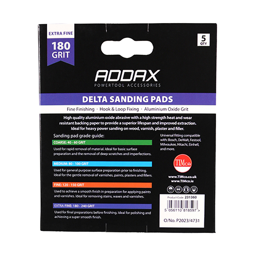 Delta Sanding Pads P180 - Image 3