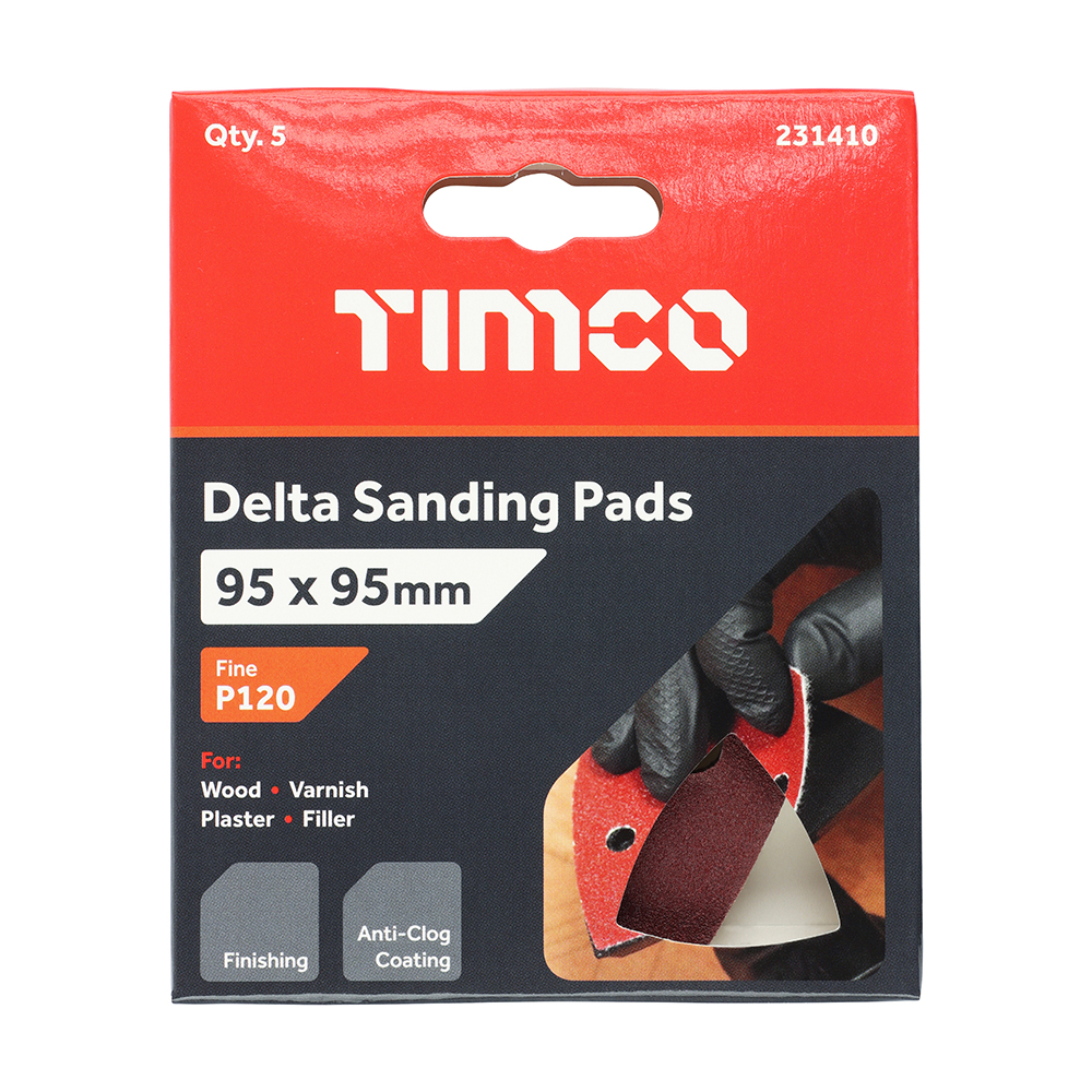 Delta Sanding Pads P120 - Image 2