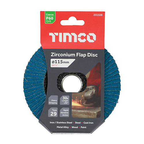 Flap Disc Zirconium P60 - Image 3