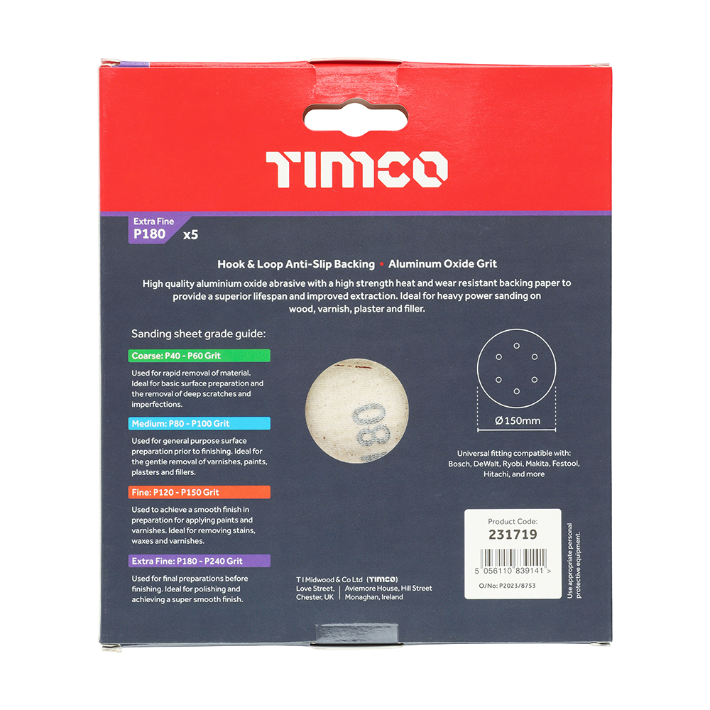 Orbital Sanding Discs P180 - Image 3