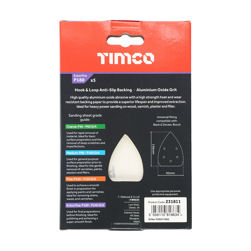 Detail Sanding Pads P180 - Image 3