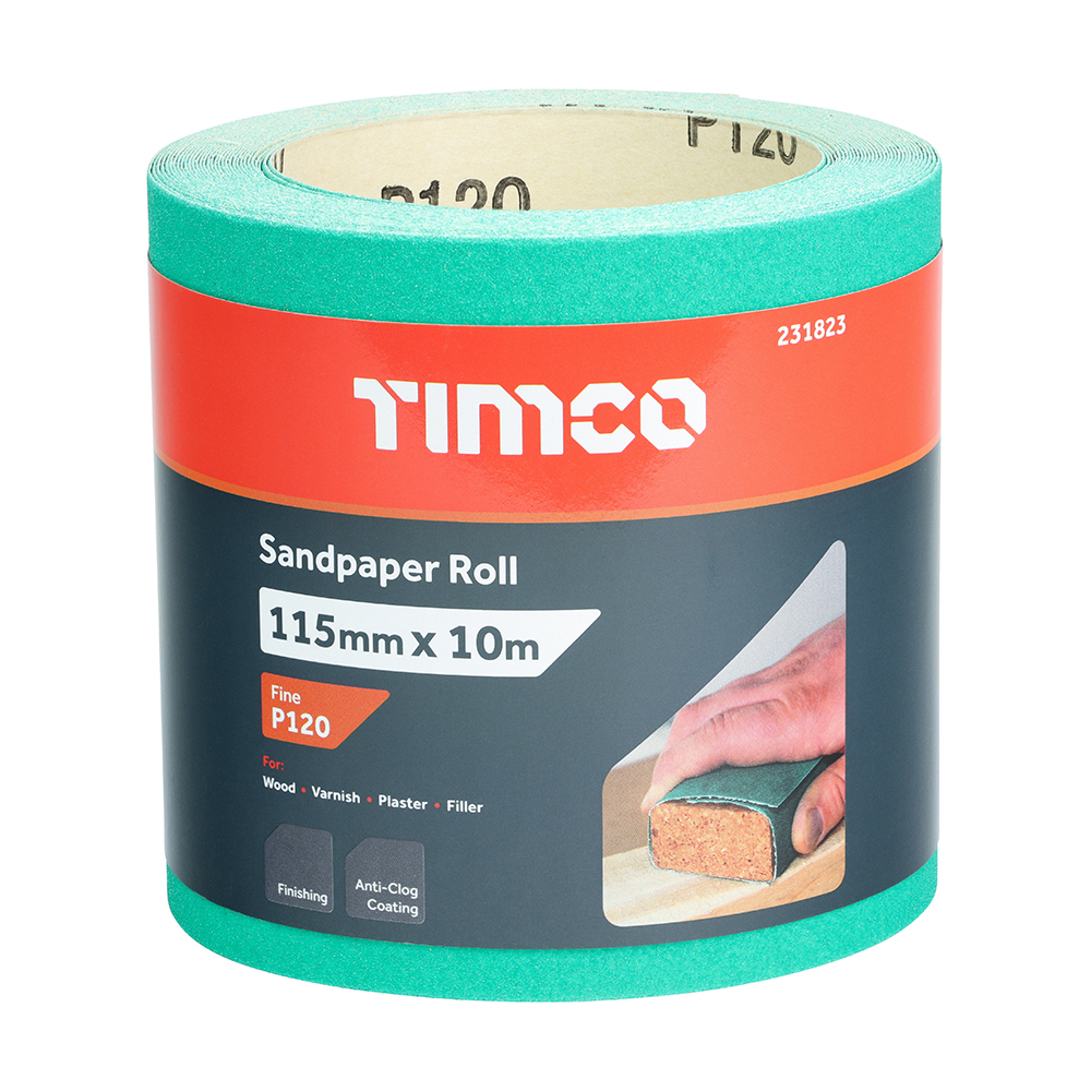 Sandpaper Roll Green P120 - Image 2