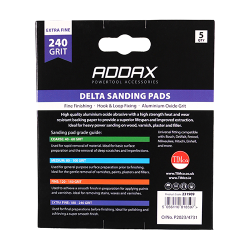 Delta Sanding Pads P240 - Image 3