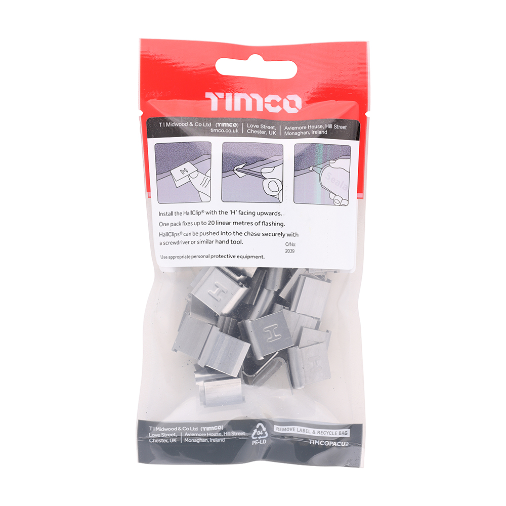 HallClip Lead Flashing Clips - Image 3