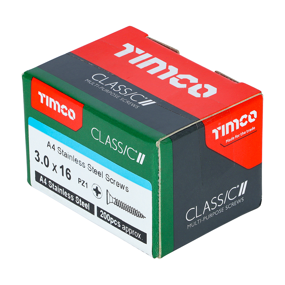 Classic Screw PZ1 CSK A4 SS - Image 2