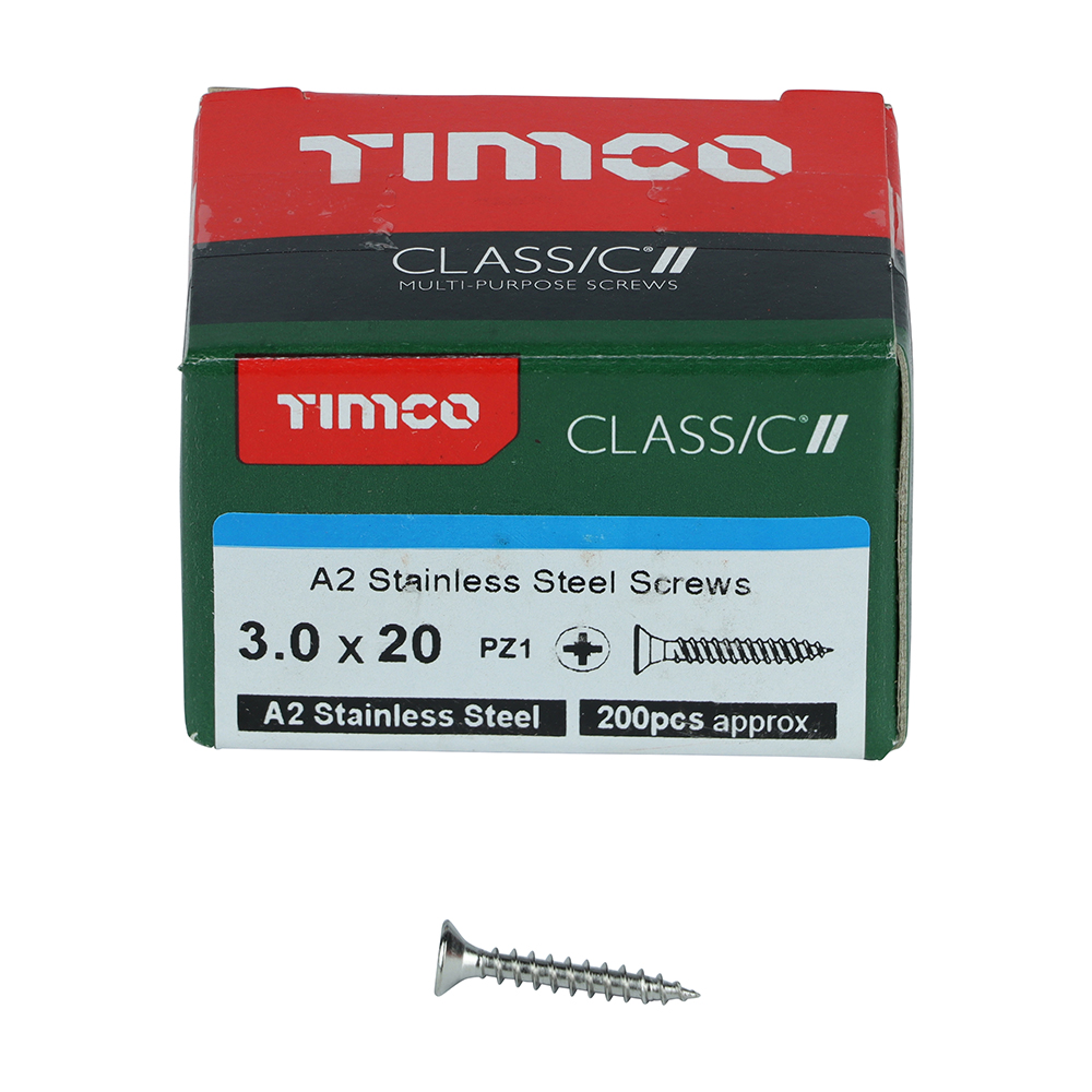 Classic Screw PZ1 CSK A2 SS - Image 3