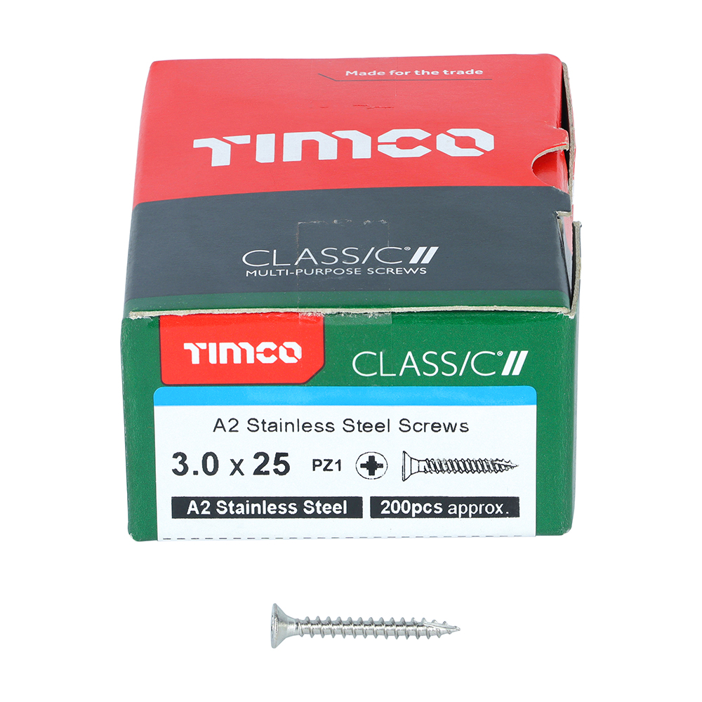 Classic Screw PZ1 CSK A2 SS - Image 3