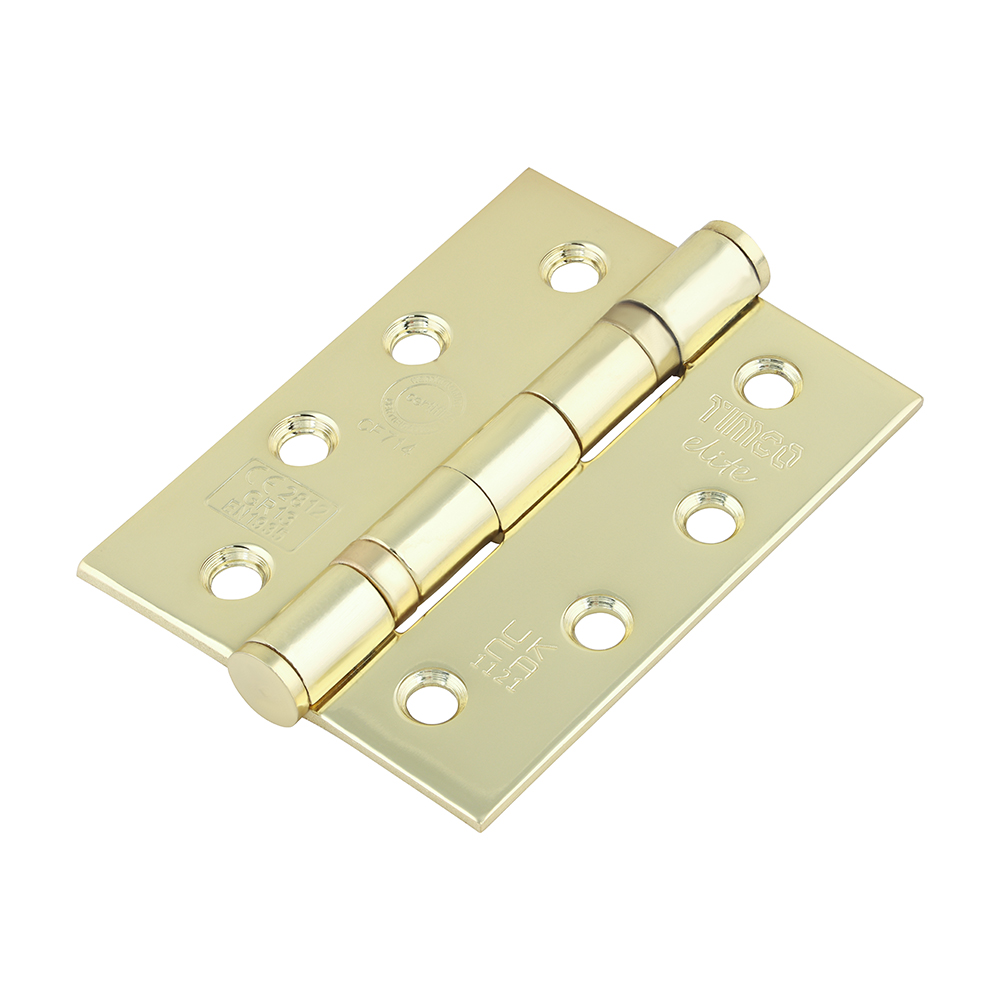 13 Fire Door Hinge E/Brass SS