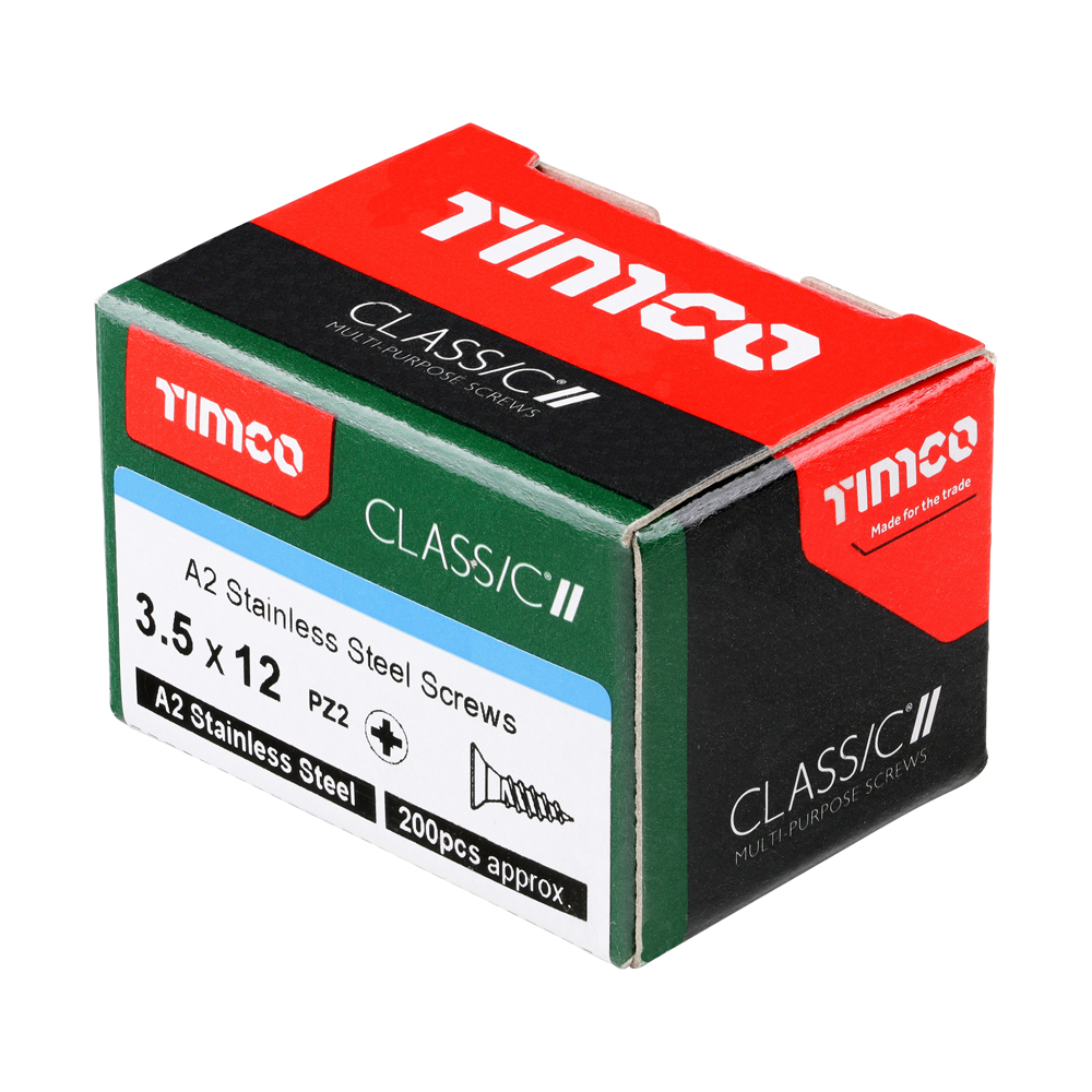 Classic Screw PZ2 CSK A2 SS - Image 2