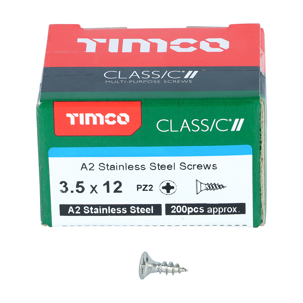 Classic Screw PZ2 CSK A2 SS - Image 3