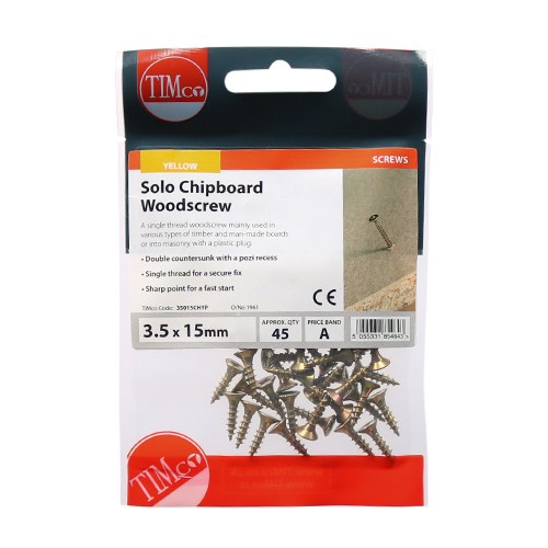 Solo Woodscrew PZ2 CSK - ZYP - Image 2