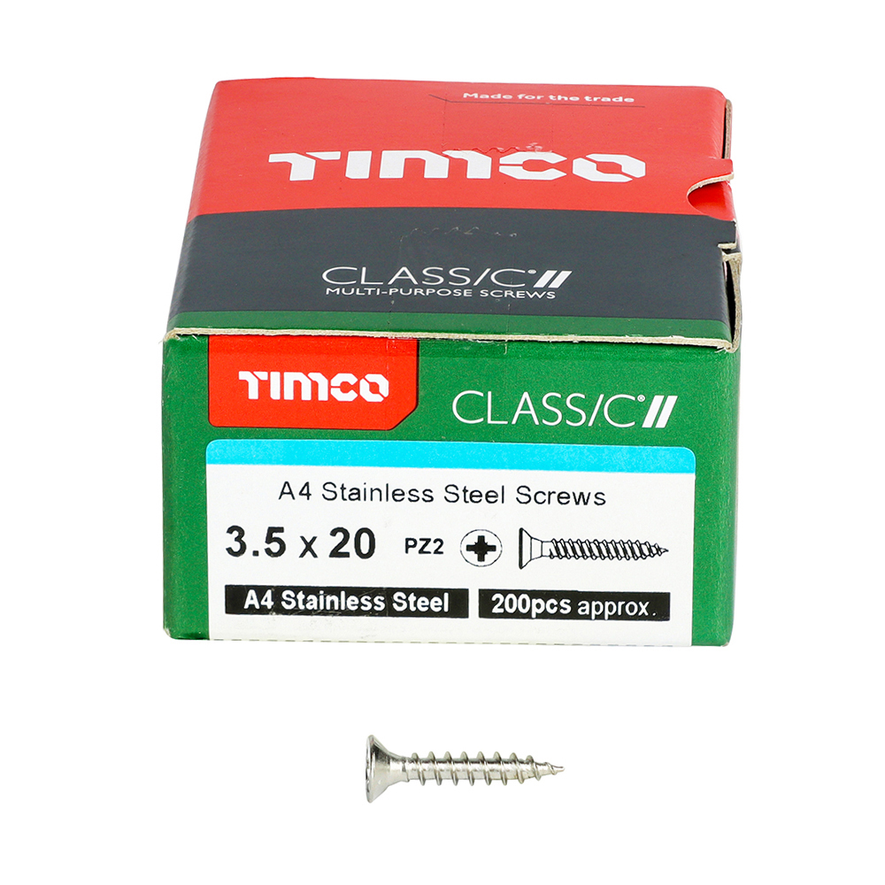 Classic Screw PZ2 CSK A4 SS - Image 3